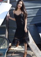 Bella Quinn Black Lacy Dress #11
