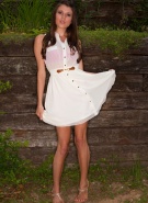Brittany Marie White Dress Fun #2