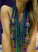 Kates Playground Mardi Gras beads #1