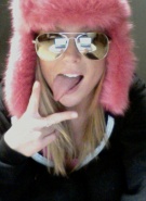 Meet Madden Pink Fuzzy Hat #1