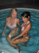 Misty Gates skinny dipping with Rachel #2