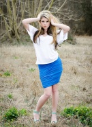 Sherri Chanel Blue Skirt #12