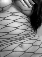 Freckles 18 Black and White Mesh #8