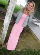 Meet Madden Pink Dress No Panties #5