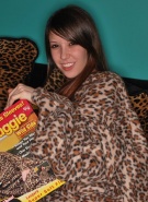 Misty Gates naked in snuggie #3
