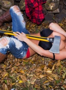 Nikki Sims Lumberjack #13